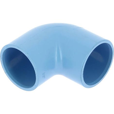 Coude 90° PVC bleu air comprimé femelle-femelle Ø32