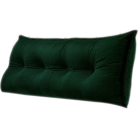 Almohada de terciopelo verde botella Almohada de terciopelo verde botella 180 cm (1/2)