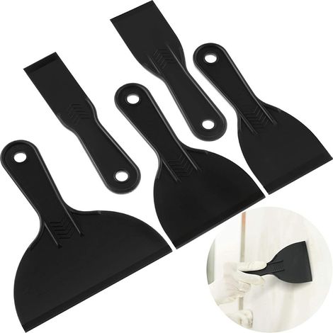 Viele 5 Grattoirs und Mastix in Suppen und Jets pour enduire und réparer la peinture, noir (1/5)
