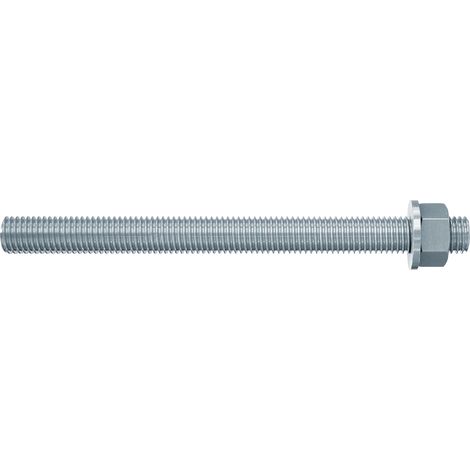 Fischer 10x Varilla anclaje FIS A M 8 x 90 mm galvanizado acero 8.8 - 519390