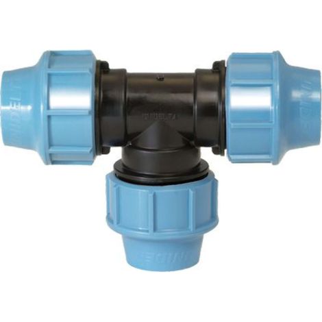 TEE A COMPRESSIONE PN16 UNIDELTA - MM 40X40X40 - 2 pezzi