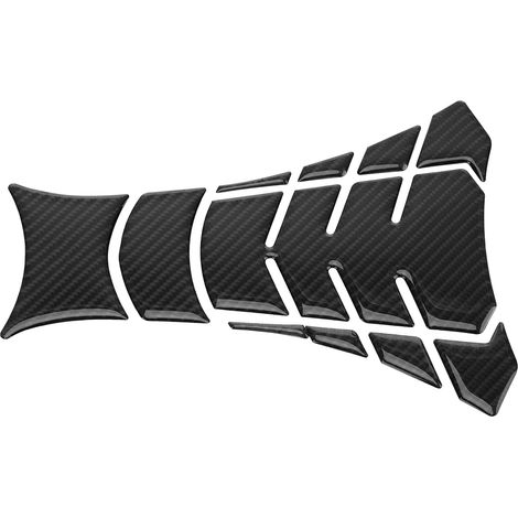 Protège-réservoir moto en fibre de carbone, stickers antidérapants universels pour protection essence (1/5)