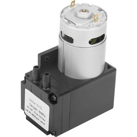 12-V-DC-Mini-Ölfreie Vakuumpumpe, 12 W, -80 kPa, Fördermenge 12 l/min für Gase