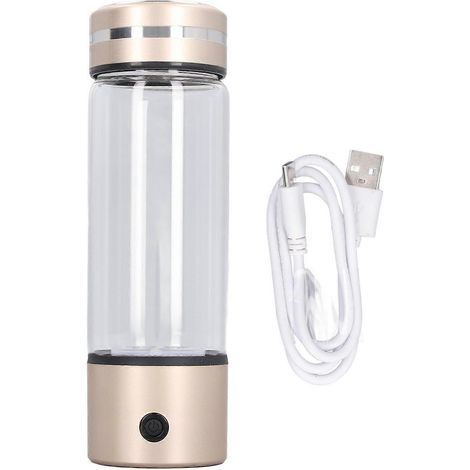 Wasserstoffreiche Wasserflasche 300 ml 1200 bis 1400 ppb Wasserstoffgenerator für schnelle Elektrolyse in 3 Minuten