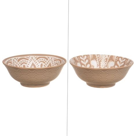 Table Passion - Saladier beige Safi 20 cm (1 modèle aléatoire) (1/2)