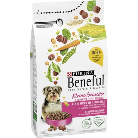 Purina Beneful Hundetrockenfutter Adult Mini 1,4 kg Rind & Gemüse (1/3)