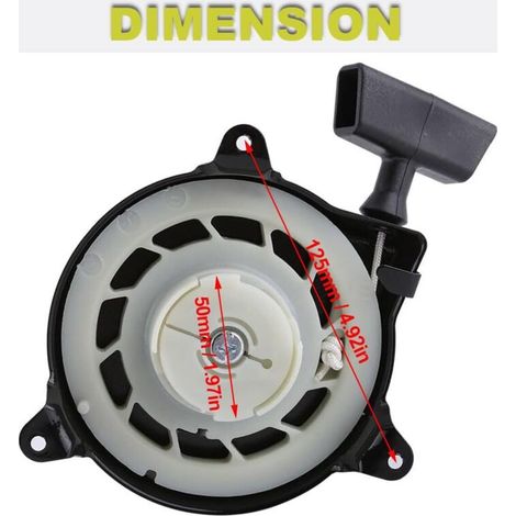 Ersatz-Seilzugstarter für Rasenmäher, Briggs & Stratton Rückstoßstarter 091212 092200 499706 690101 (1/5)