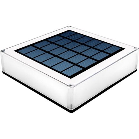 Lampe Solaire Extérieure Pour Pilier Double Température 3000k-6000k, Étanche Ip65, Éclairage Jardin Et Cour, Énergie Solaire, Installation Murale Facile, Lampadaire Pilier Décoratif (1/5)