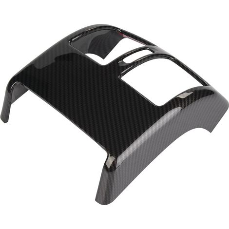 Bague Décorative de Bouche d'Aération Arrière Style Carbone pour Mercedes Classe C W204 2008-2013, Garniture de Cadre, Kit de Finition Auto (1/5)