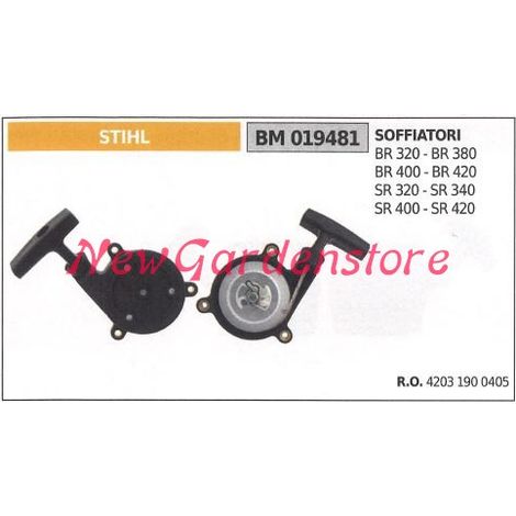 Messa in moto STIHL motore soffiatore BR 320 380 400 420 SR 320 340 400 019481