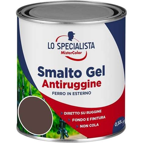 Smalto a solvente antiruggine Marrone 0,5 l (1/2)