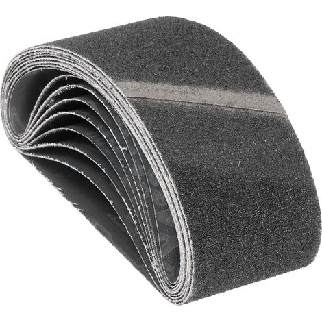 8 Bandes Abrasives 3 x 18 Pouces Carbure De Silice Papier De Ponçage (1/5)