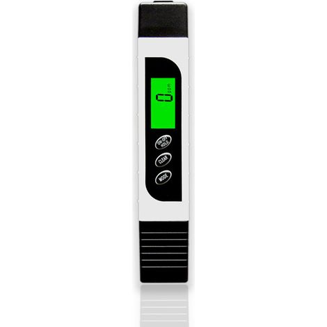 Digitales Wasserqualitätsmessgerät mit TDS- und EC-Messung (Wasser- und Boden-EC) sowie Thermometer in einem Gerät – ideal für PPM-Tests (ppm-Messung).