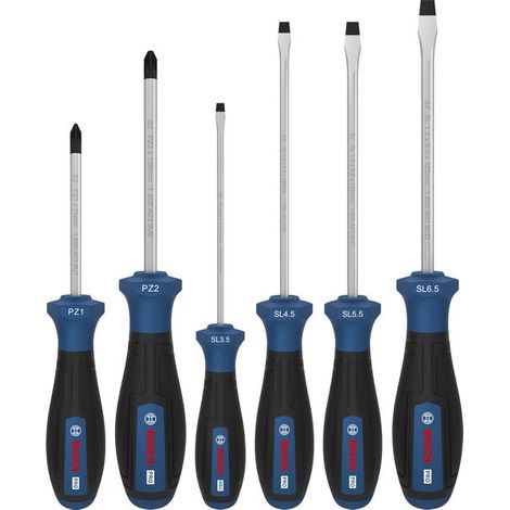 Bosch PRO Schraubendreher-Set PZ/SL, 6-tlg. (1/5)