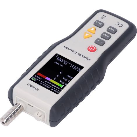 Tragbarer 6-in-1-Luftqualitätsmonitor mit Temperatur- und Feuchtigkeitsmessung für Zuhause, Büro und Schule (100–240 V, EU-Stecker) (1/5)