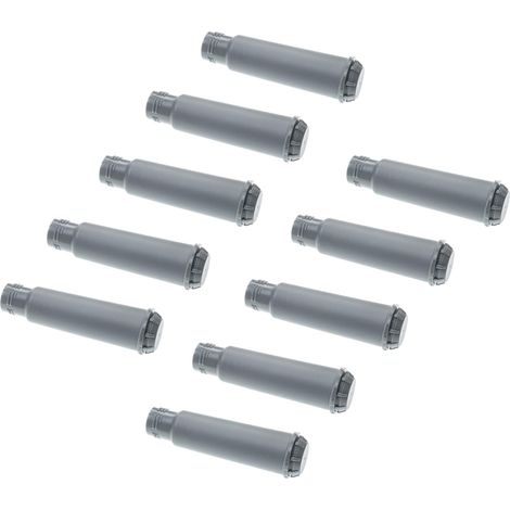 vhbw 10x Wasserfilter Filter kompatibel mit Krups Espresseria Automatic EA8320, EA8340 Kaffeevollautomat, Espressomaschine Grau (1/3)
