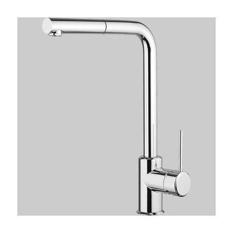MONOCOMANDO LAVELLO CUCINA M4 DOCCETTA ESTRAIBILE - Cromo