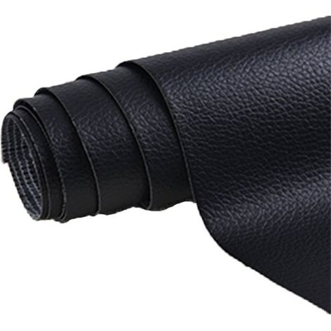 Kit de réparation cuir autocollant - 35137cm - canapé cuir - réparation cuir - patch cuir - autocollant - Cuir PU - Kit de réparation - Multifonctionnel - Réparation canapé - Zwart (1/5)