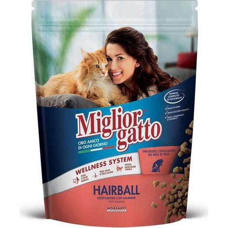 Croccantini Hairball con Salmone Gr. 800
