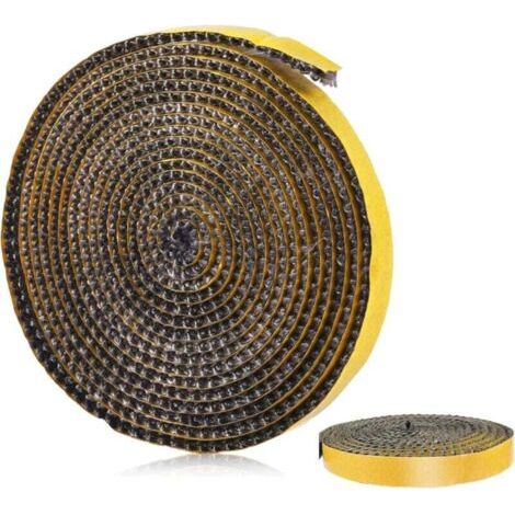Joint Insert Cheminée 3 Pièces 10mm Auto-Adhésif Porte Poêle Bois Granulés Verre Haute Température