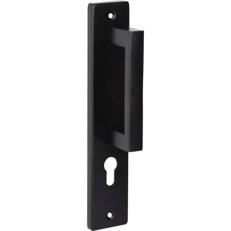 Manillón acero inoxidable negro 8004 puerta interior/exterior alta intensidad (1/5)