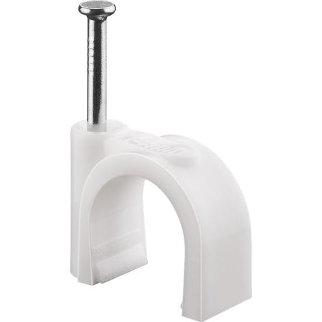Goobay 17084 abrazadera para cable Blanco 100 pieza(s)