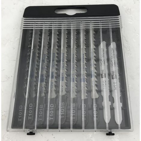 Lame de scie sauteuse RS PRO, Longueur de coupe 50 mm, 74 mm pour Matériaux multiples X 10 ( Prix pour 1 Jeu )