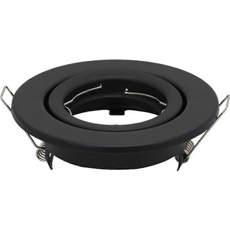 Cadre de spots LED encastrables réglables, douille MR16, diamètre de découpe 70 mm. (1/4)