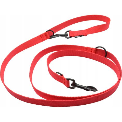 Correa para perro NELSON-X BASIC BLACK 2 M ADAPTADA CON MOSQUETÓN WZM BLACK OK (1/5)
