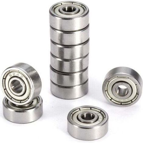30 Stück 688zz Stahl-Rillenkugellager mit doppelseitigen Gummidichtungen 8 x 16 x 5 mm - Crezuo