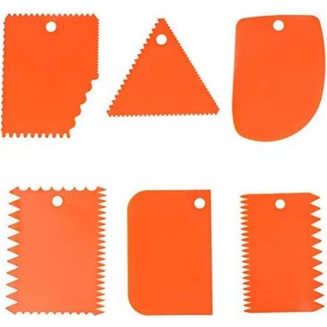 6pcs plastique argile grattoir poignée sculpté sculpture en argile bricolage outil poterie argile grattoir en céramique outils dentelés