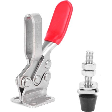 Pince à genouillère horizontale en acier inoxydable pour le soudage et le travail du bois. (1/5)