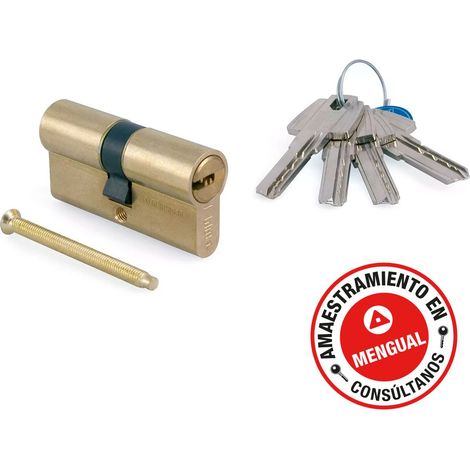 Cilindro TESA ASSA ABLOY T-60 - Niquelado. 70 mm. 35-35