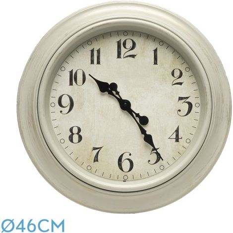 Reloj De Pared Lamba Blanco 46d Agujas Retro (1/3)