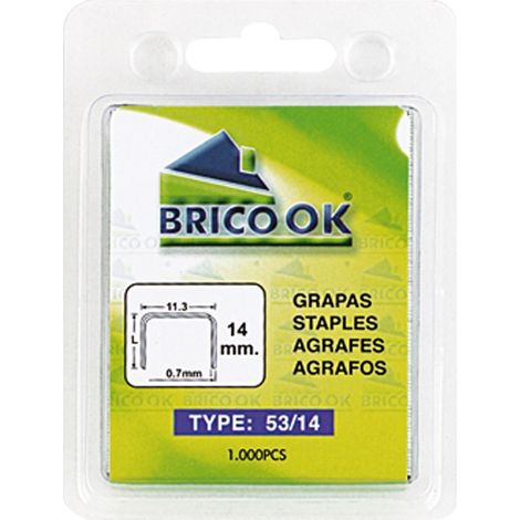 PUNTI STANDARD 53 BLISTER 1000 - 6 MM