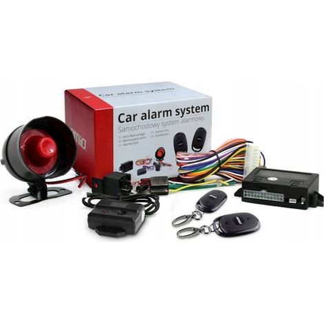 Universelle CA14 Autoalarmanlage mit Fernbedienung amio-01678 (1/2)