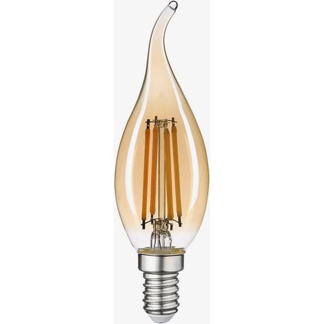 Vintage Wind Puff Candle LED-Glühbirne 4W E14 3000K (1/3)