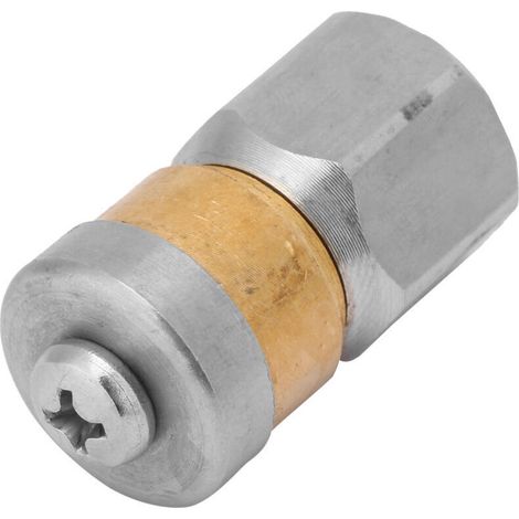 Buse de Nettoyage Rotative 1/4BSP Pression D'égout Drain de Tuyau De Nettoyage Buse en Acier Inoxydable (1/4)