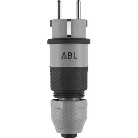 ABL Schutzkontaktstecker 16A 250V Kst IP54 ger gr 16AKunststoff Schraubkl (1/5)