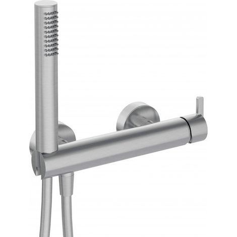 Duscharmatur mit Brauseset, Stahl BQS F41M