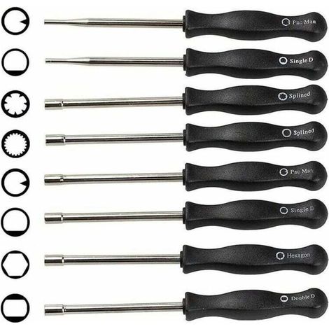 8 tournevis pour carburateur différents, jeu d'outils de réglage du carburateur Réglage du carburateur pour moteurs à 2 temps (1/4)