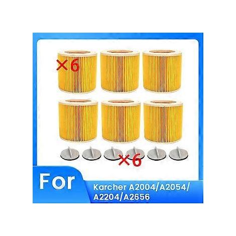 6 filtres et 6 bouchons pour aspirateurs A2004/A2054/A2204/A2656 (1/5)
