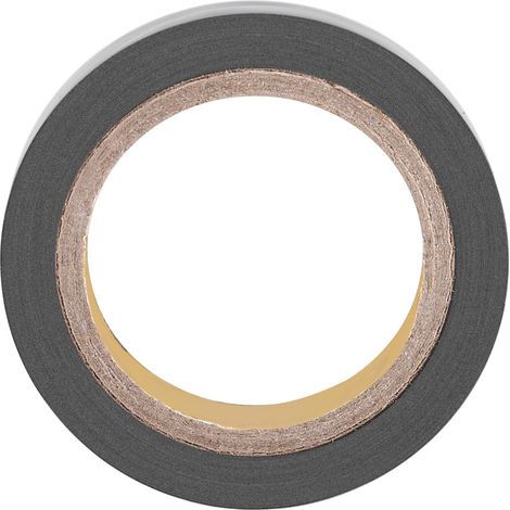 Lot de 10 rubans isolants électriques en PVC noir de 16 mm x 8 m, pour électriciens et usage domestique. (1/5)