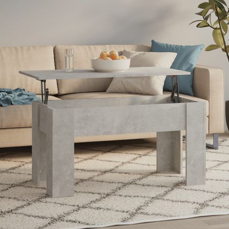 Couchtisch Betongrau 101x49x52 cm Holzwerkstoff (1/2)