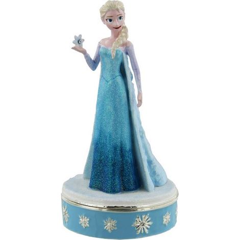 Boite à secrets en métal émaillé avec strass Elsa