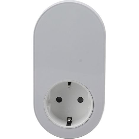 Thermostat intelligent WiFi 16A, prise de courant sans fil à réglage automatique de la température, compatible avec les prises européennes (95-240 V), blanc. (1/5)