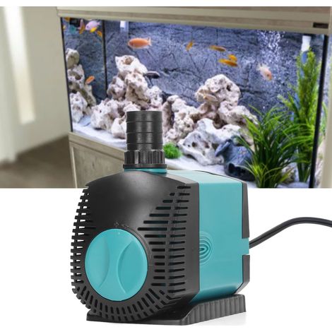 EB-307 Seitenansaug-Tauchpumpe, 50 W, variable Frequenz, für Aquarien, Fördermenge 2500 l/h, mit Umwälzfilter. Kleine Wasserpumpe für den Hausgebrauch, Trockenlaufschutz, europäischer Standard 220–240 (1/5)