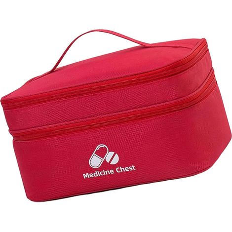 Sac d'urgence léger à double couche pour un rangement efficace, en polyester haute résistance, étanche, adapté pour le camping et la randonnée, sac d'urgence portable (1/5)