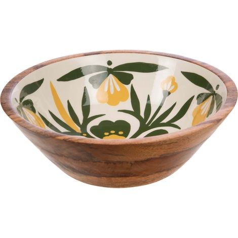 Saladier en bois de manguier 35 cm Sofia