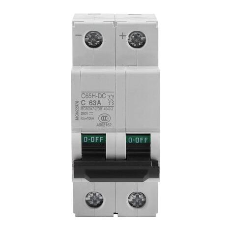 250V DC 2P Miniature Low Voltage Circuit Breaker Solar Powered 16A/63A (63A) (1/3)